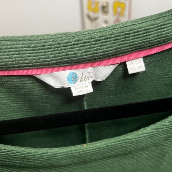 Boden Green Ponte Shift Dress | Classic Fit Work to Weekend Style | Size 12 - Picture 4 of 5